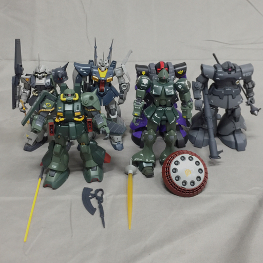 機動戦士Zガンダム マラサイ 他 ギラドーガ : ギャン 等 プラモデル
